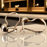 Vintage Ball Earrings in 14K Rose Gold (ven296)