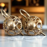 Vintage Earrings in 14K Rose Gold (ven279)