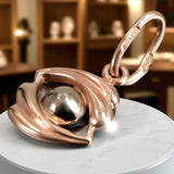Vintage Eye Pendant in 14K Rose Gold (vpn078)