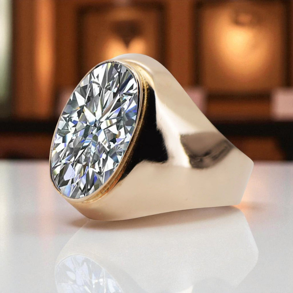 Vintage Zircon Ring in 14K Rose Gold (vrc077r-zi)
