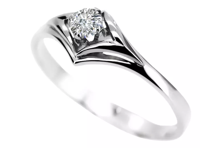 Vintage Ring in 14K Rose Gold (vrc351r-st) — close-up of the stone and setting