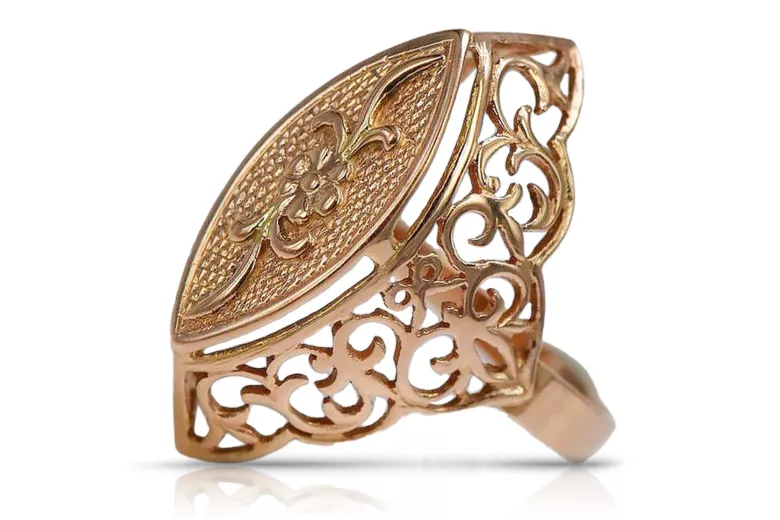 Vintage Ring in 14K Rose Gold (vrn016r)