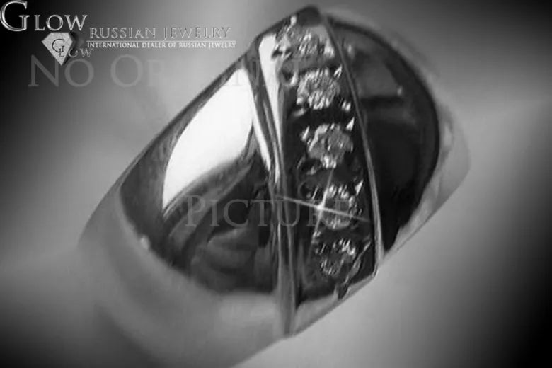 Vintage Ruby Alexandrite Emerald Sapphire Zircon Ring in 14K Rose Gold (vrc175) — angled view catching the light