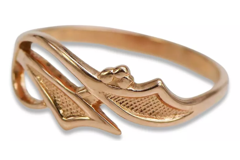 Vintage Ring in 14K Rose Gold (vrn049) — full view of the piece