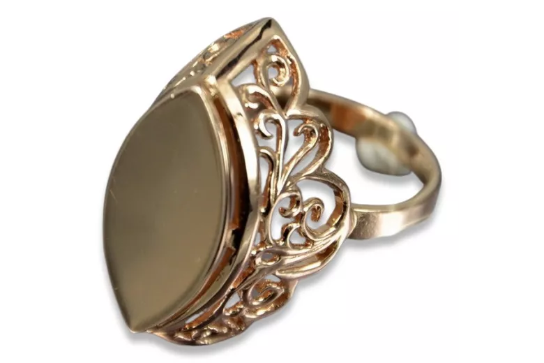 Vintage Ring in 14K Rose Gold (vrn008) — full view of the piece