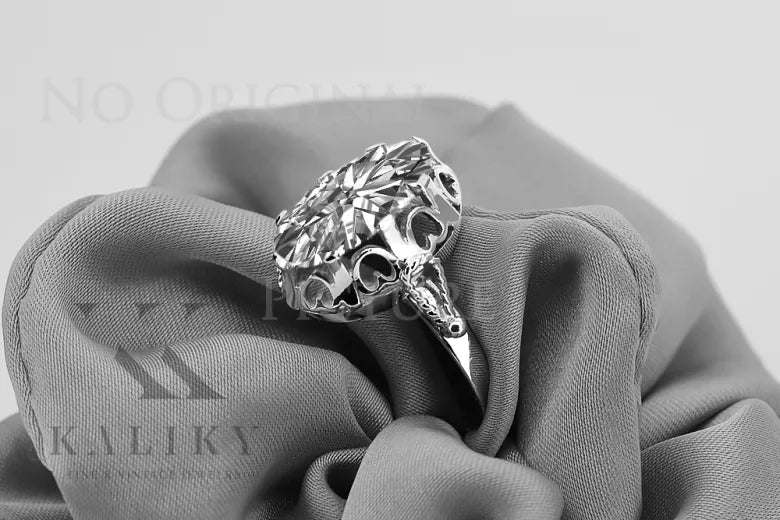 Vintage Ring in Sterling Silver (vrc134s-st) — full view of the piece
